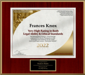 2022-Francis-Knox-Very-High-Rating-In-Both-Legal-Ability-&-Ethical-Standards