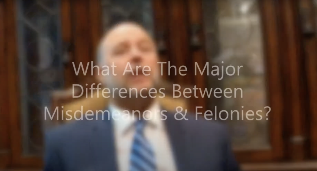 misdemeanors vs felonies in north carolina